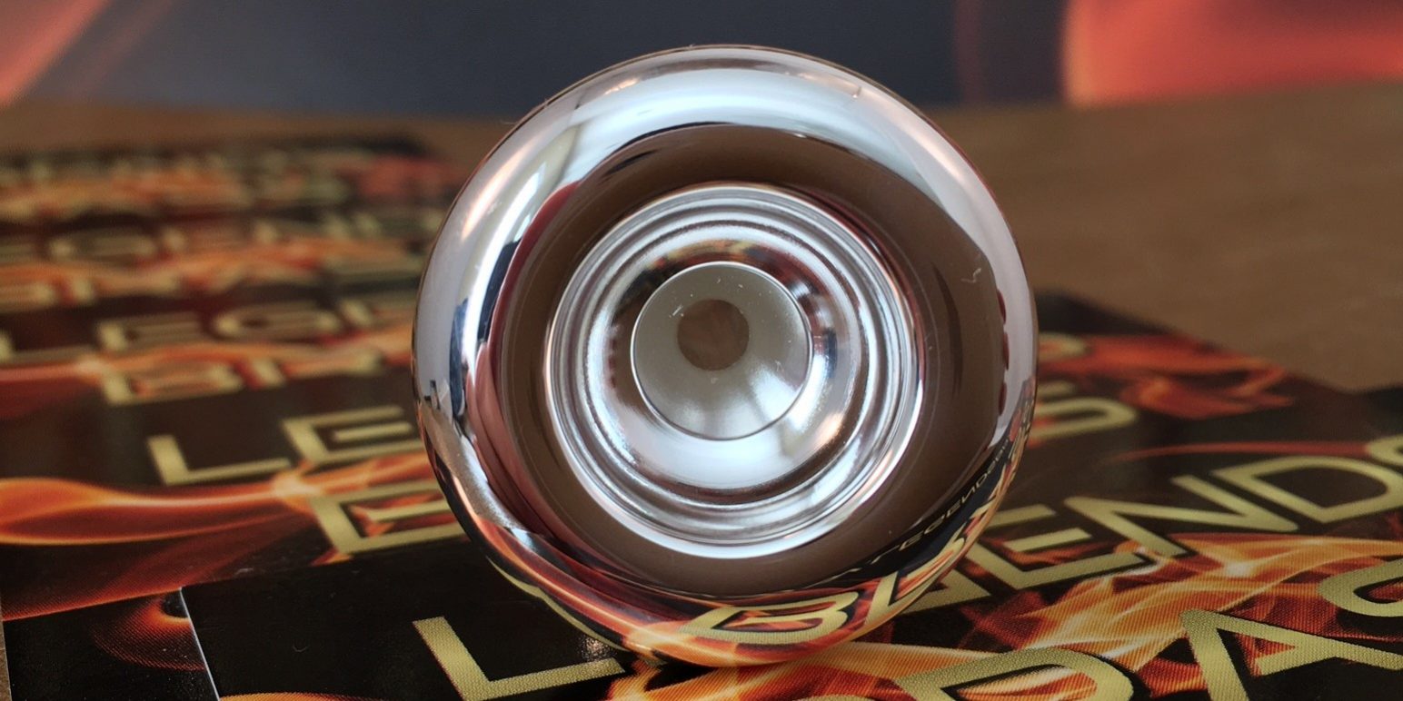 The Legends HJ double-cup trumpet mouthpiece.