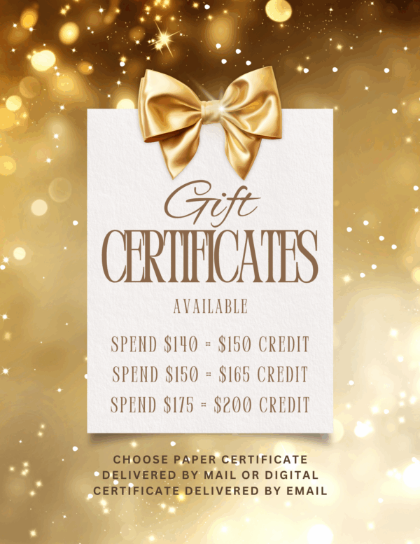 Gift Certificate Legends Brass