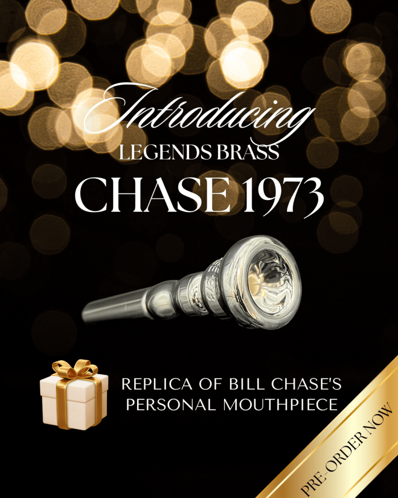4 Legends Brass Chase 1973 trumpet mouthpiece
