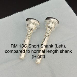 #2296 NEW RM 13C short shank trumpet mouthpiece (LVSR)