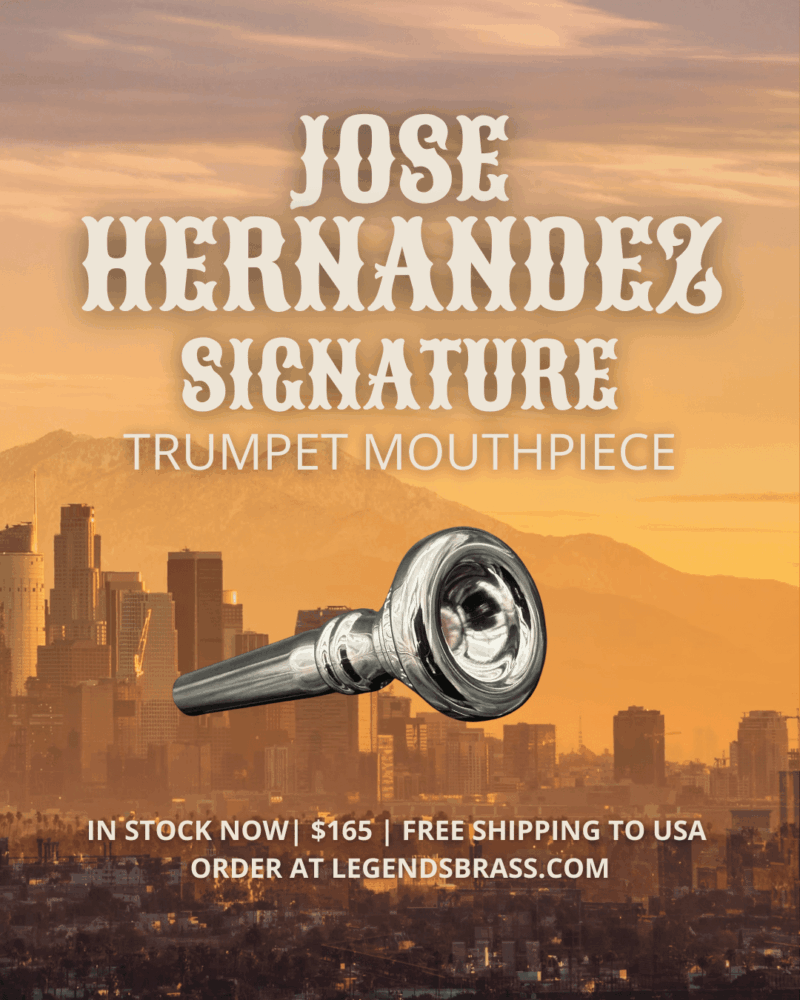 José Hernández Signature trumpet mouthpiece