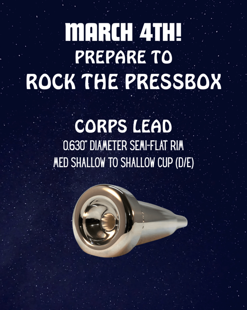 march 4th-4 Legends Corps Lead trumpet mouthpiece