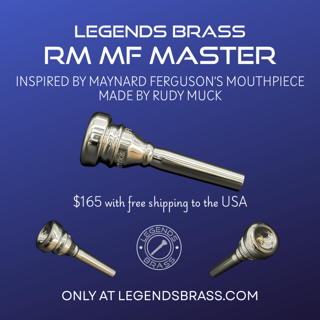 RM MF MASTER TRUMPET MOUTHPIECE BY LEGENDS BRASS